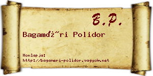 Bagaméri Polidor névjegykártya